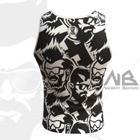 Graff art Tanktop Black and White