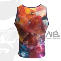 Naughty Bastard Crystal Tanktop