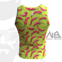 Hot Pink Peppers Tank Top